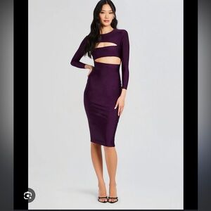 SER.O.YA Deep Purple Dress